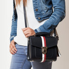 Zatchels British Edit Sugarcube handbag model view