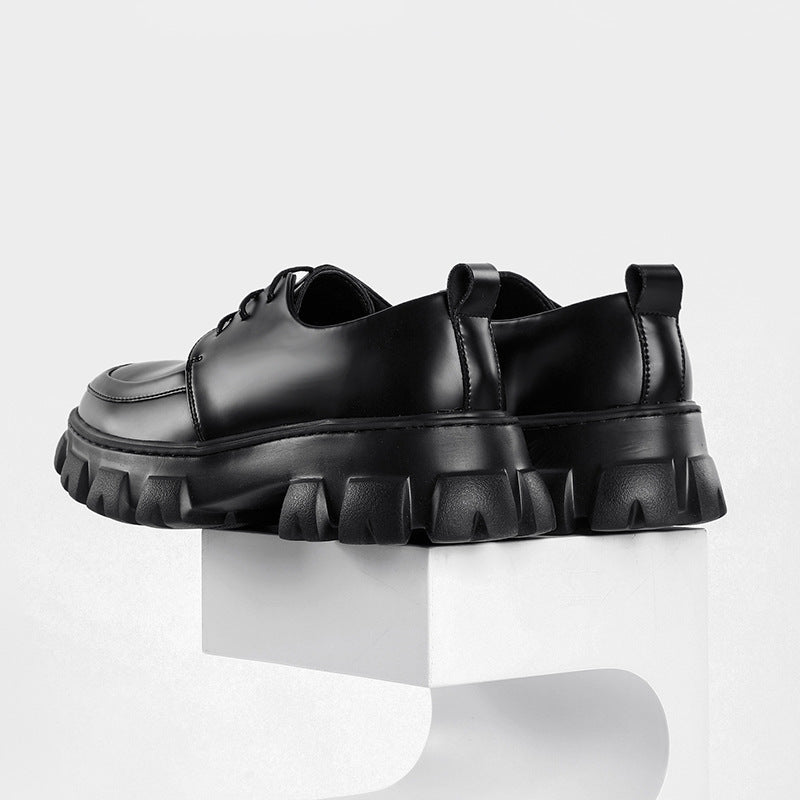 Mens EVA Height Increasing Platform Lace Up Lace Up Shoes