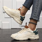 Breathable Mesh Low Top Lace Up Round Toe Trainers