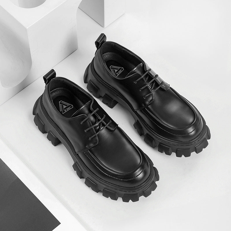 Mens EVA Height Increasing Platform Lace Up Lace Up Shoes