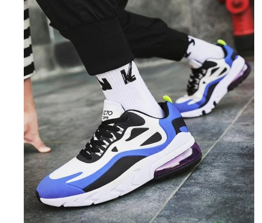 Mens Leather Breathable Running Trainers