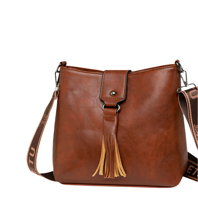 Womens Retro Bucket Shoulder Messenger Bag