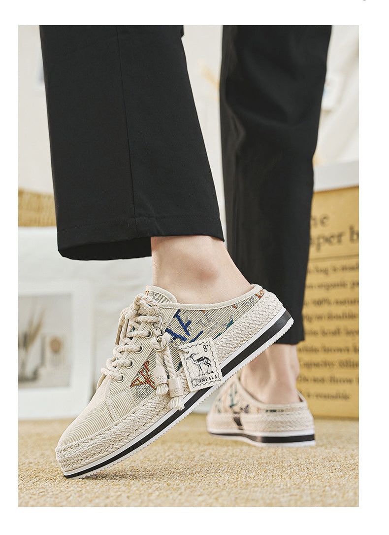 Mens Breathable Lightweight Round Toe Trainers