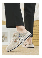 Mens Breathable Lightweight Round Toe Trainers