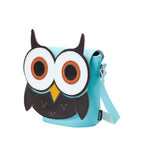 Zatchels Farley Owl leather bag side view