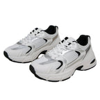 Womens Breathable Mesh Non Slip Lightweight Platform White Running Trainers