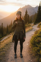 Pixel Woodland Camo Adventure Beanie - Double-Layered Outdoor Streetwear by StayClothed.com