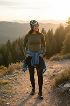 Blue Green Camo Adventure Beanie - Double-Layered Outdoor Streetwear by StayClothed.com