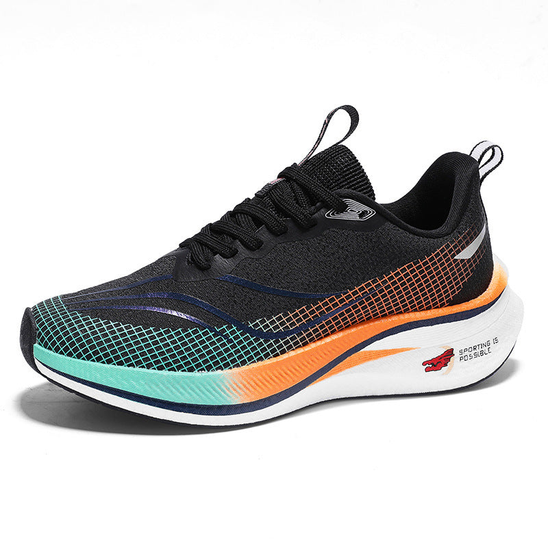 Unisex Breathable Mesh Lightweight Platform Low Top Trainers
