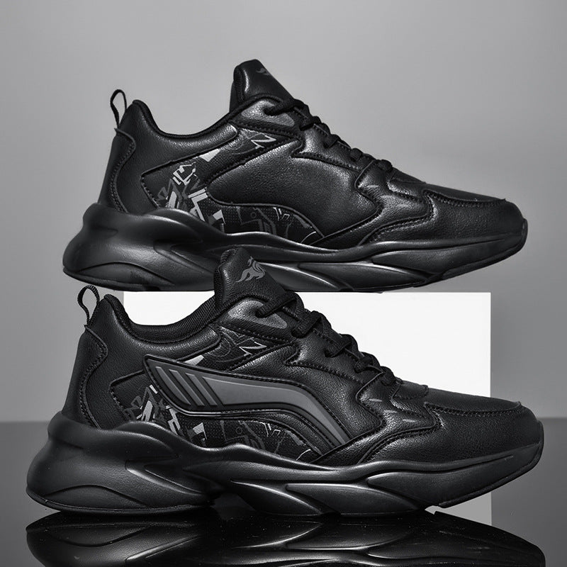 Mens EVA Breathable Thick Sole Lace Up Trainers