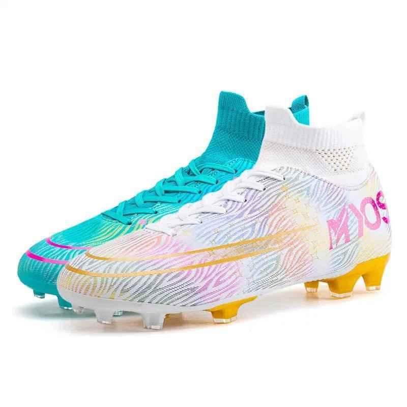 Mens Leather Upper Football Shoes