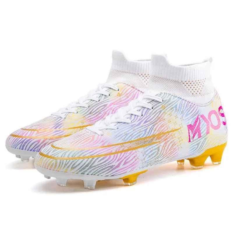 Mens Leather Upper Football Shoes