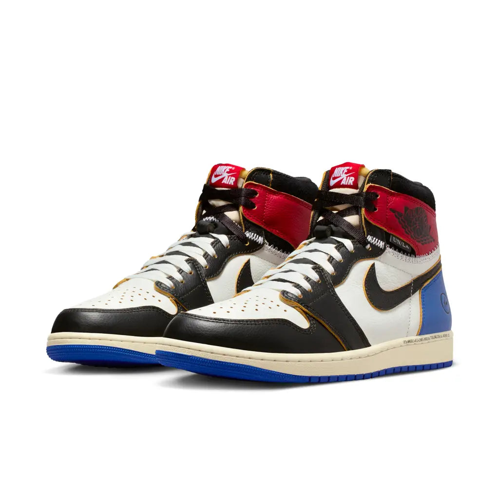 Air Jordan 1 Retro High OG SP Fragment X Union LA Varsity Red Sport Royal Trainers