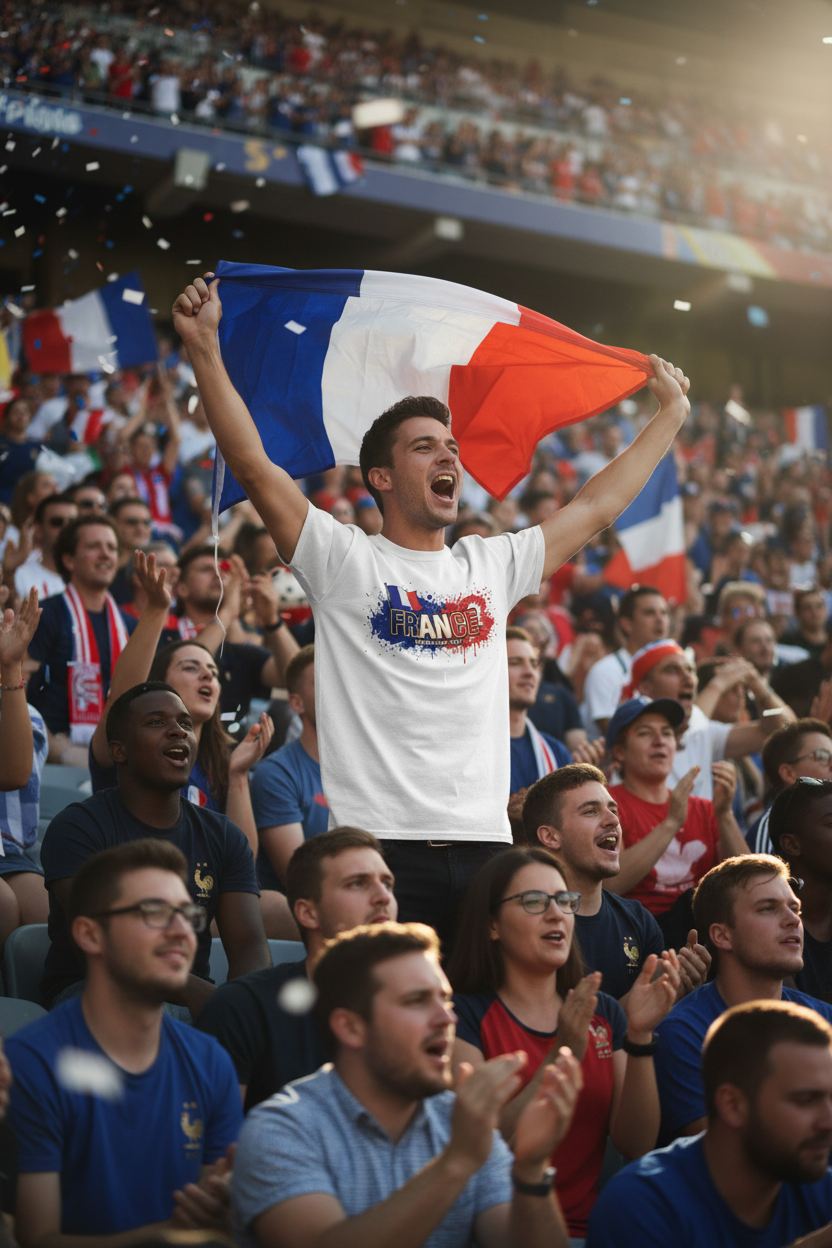 France World Cup 2026 T-Shirt - Bold Graffiti Design by StayClothed.com