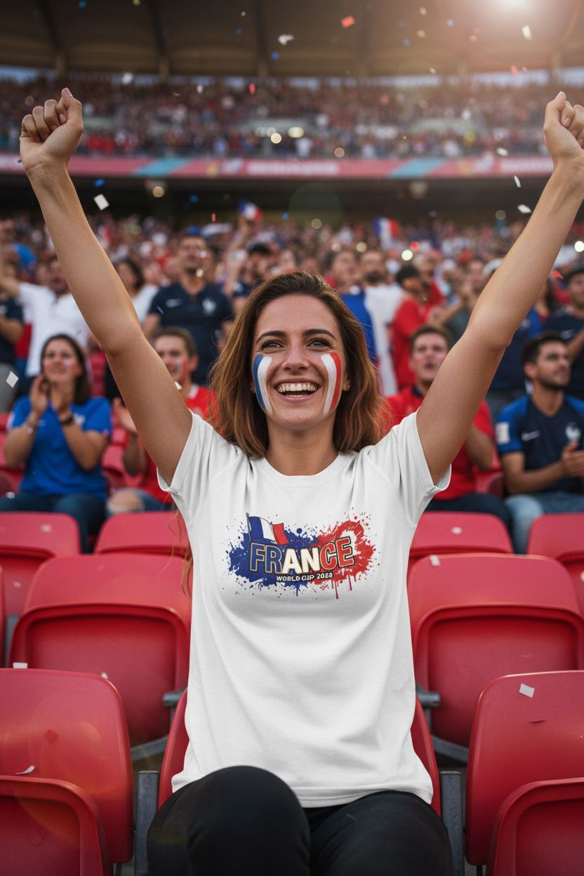 France World Cup 2026 T-Shirt - Bold Graffiti Design by StayClothed.com