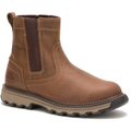 Caterpillar Cat Pelton Steel Toe S1P HRO SRA Safety Work Dealer Boots Dark Beige