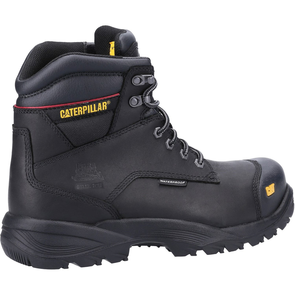 Caterpillar Cat Spiro Lace Up Waterproof Safety Work Safety Boots Black