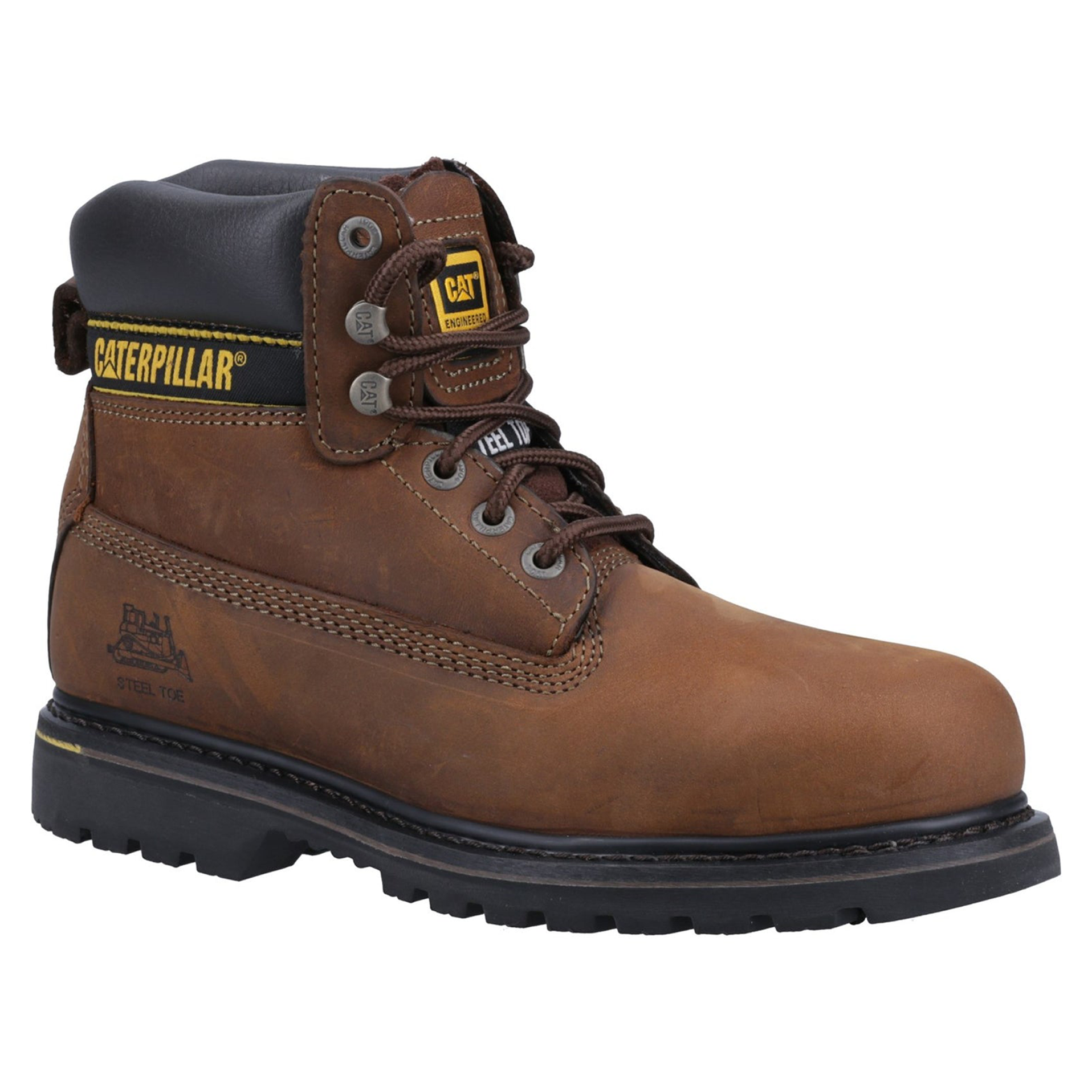 Caterpillar Cat Holton Steel Toe SB FO HRO SRC Work Safety Boots