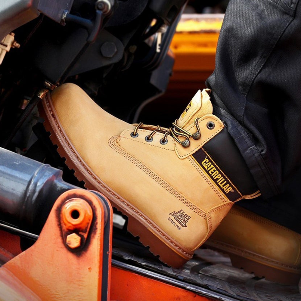 Caterpillar Cat Holton Steel Toe SB FO HRO SRC Work Safety Boots