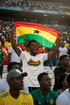 Ghana World Cup 2026 T-Shirt - Bold Graffiti Flag Design by StayClothed.com