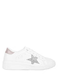 Leather Cushioned Lace Up Trainers