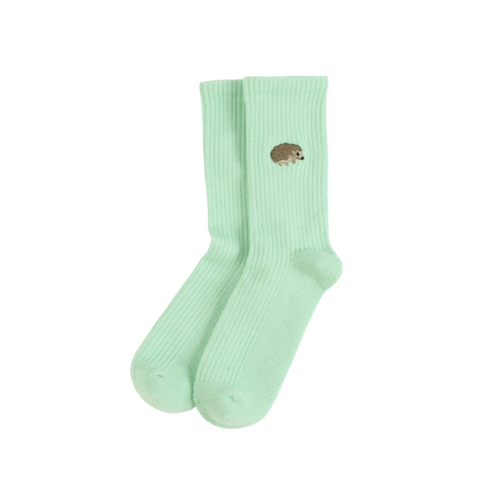 Bare Kind Save the Hedgehog Ribbed Bamboo Socks