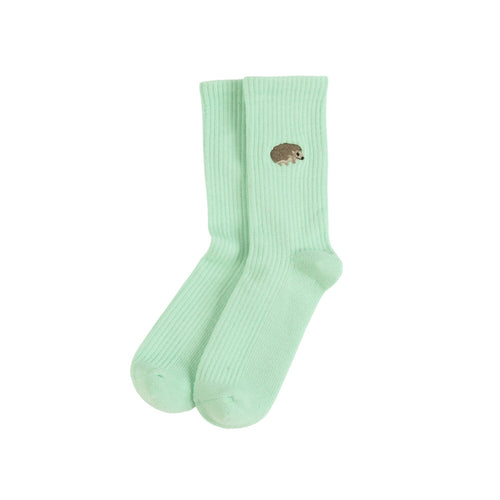 Bare Kind Save the Hedgehog Ribbed Bamboo Socks