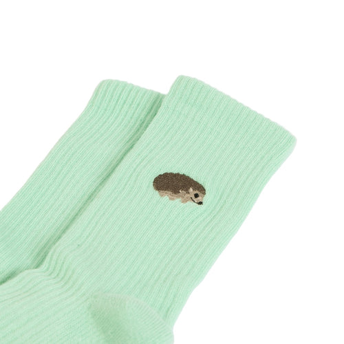 Bare Kind Save the Hedgehog Ribbed Bamboo Socks