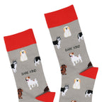 Bare Kind Save the Grey Dog Bamboo Socks