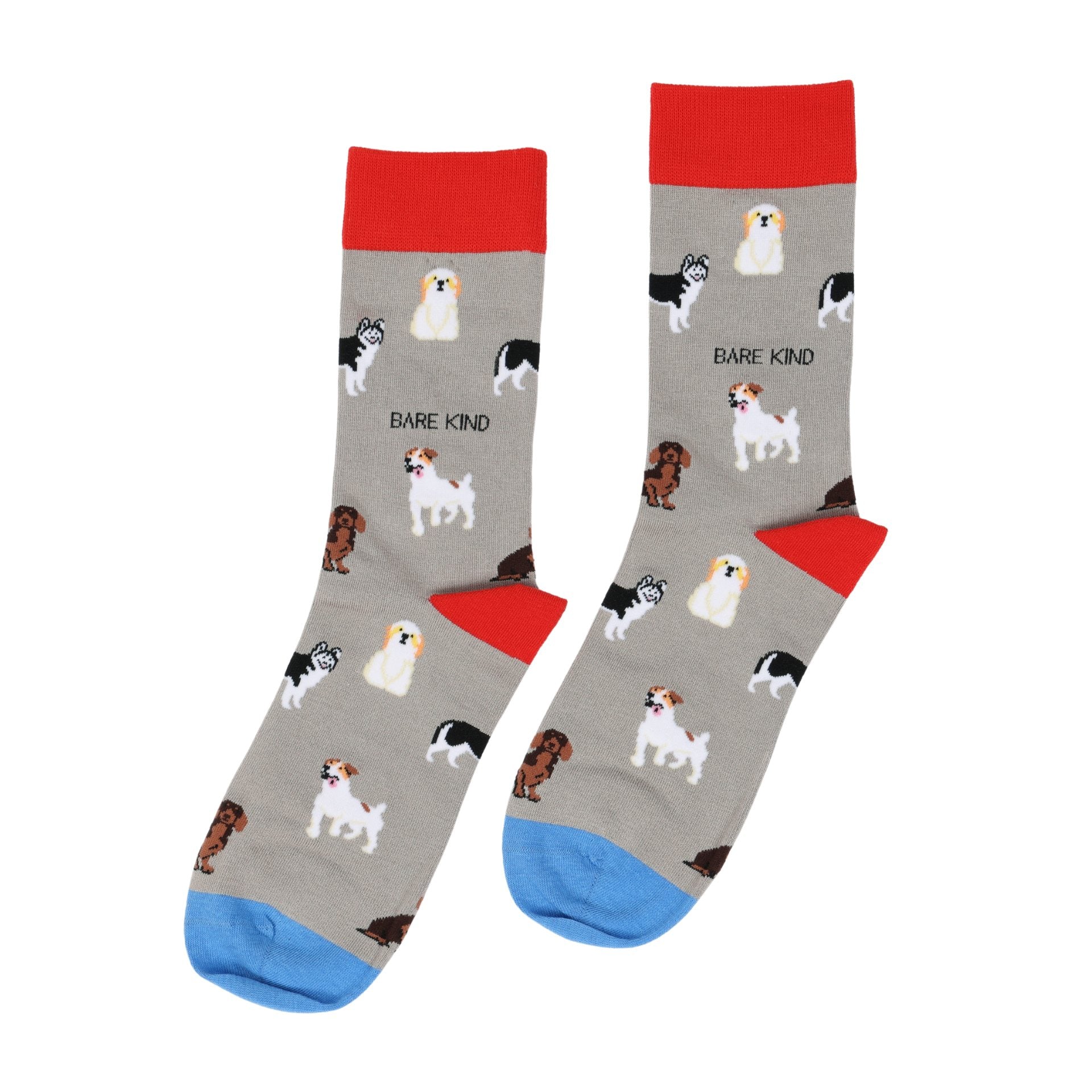 Bare Kind Save the Grey Dog Bamboo Socks