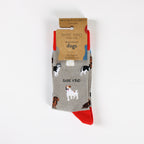 Bare Kind Save the Grey Dog Bamboo Socks