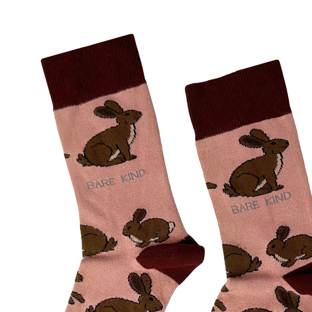 Bare Kind Save the Hares Bamboo Socks