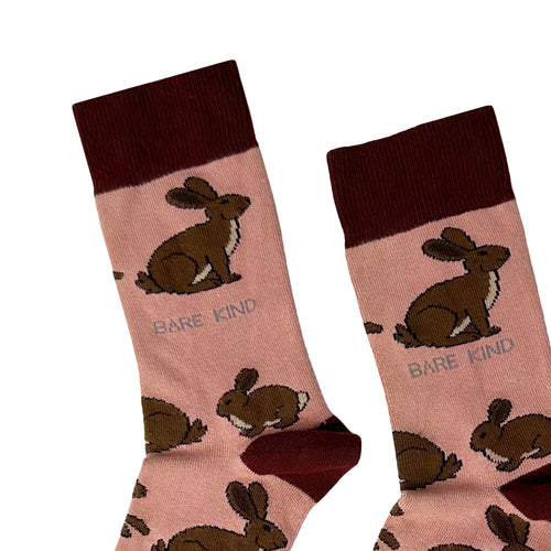 Bare Kind Save the Hares Bamboo Socks