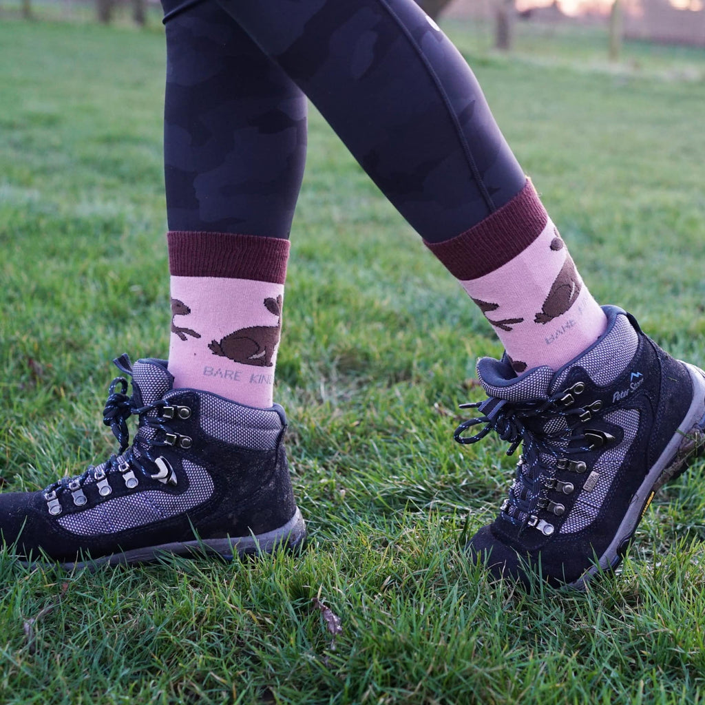 Bare Kind Save the Hares Bamboo Socks