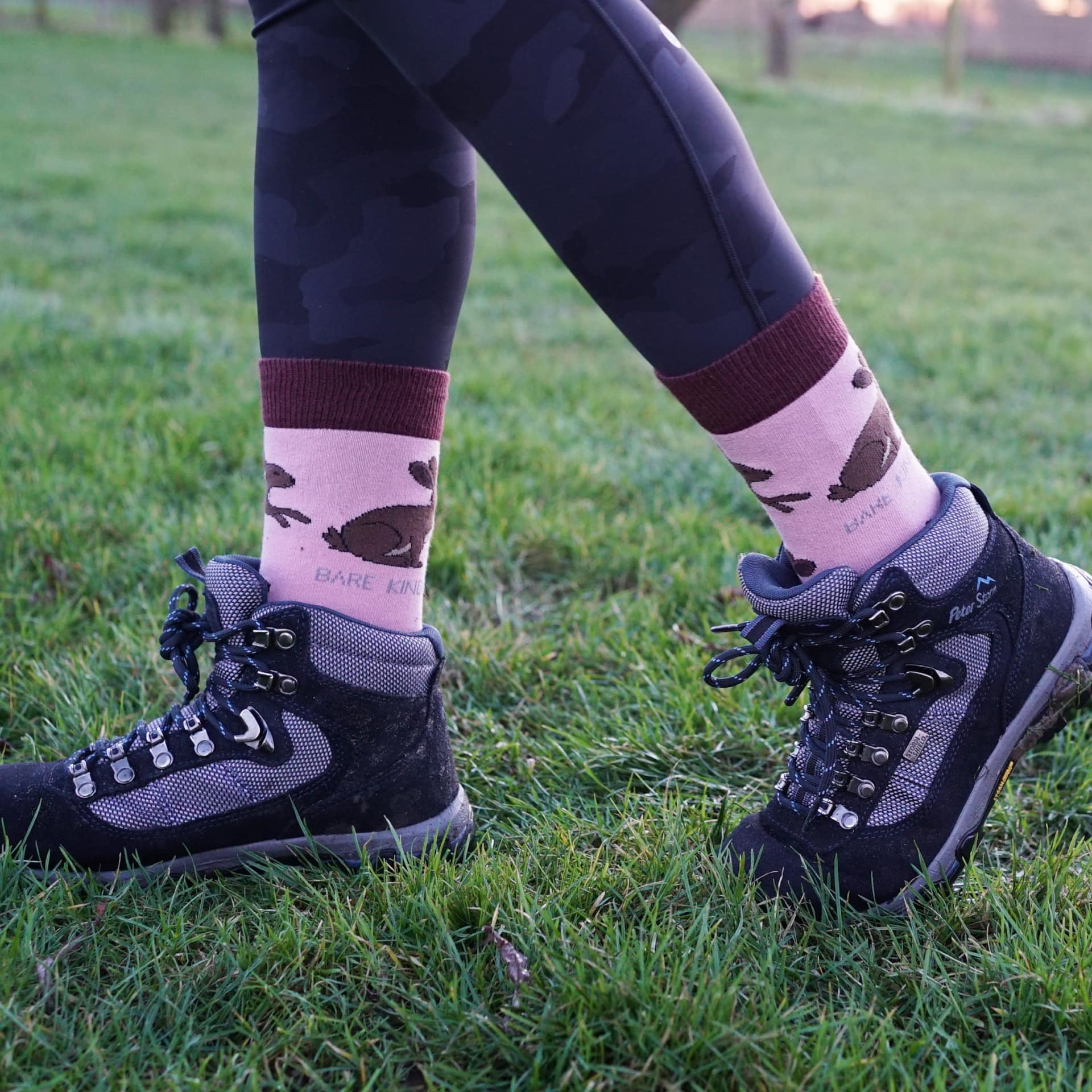Bare Kind Save the Hares Bamboo Socks