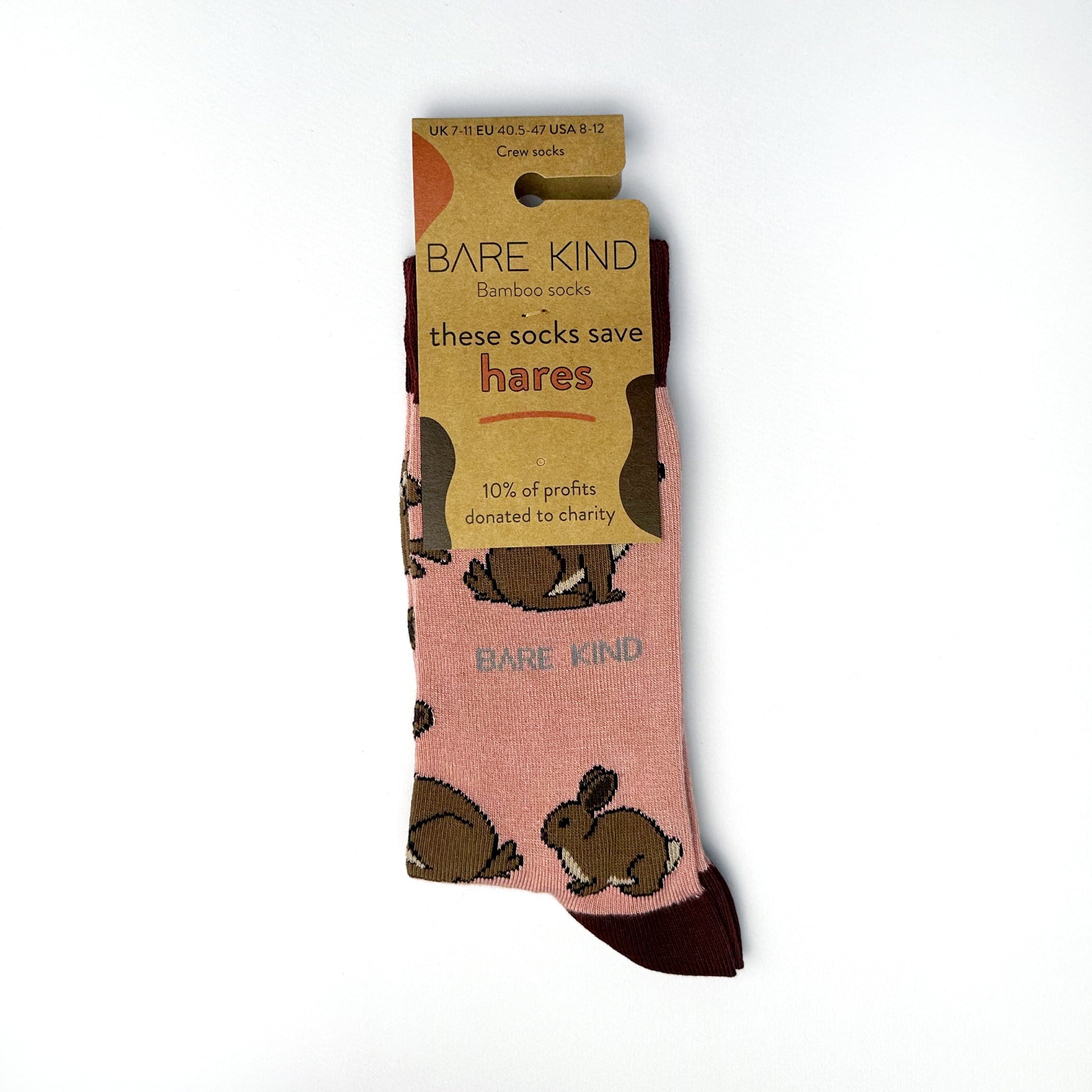Bare Kind Save the Hares Bamboo Socks