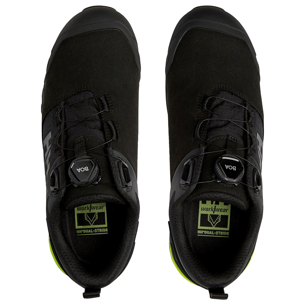 Helly Hansen 78340 Magni Evo Low BOA S7L Safety Trainers Black/Dark Lime