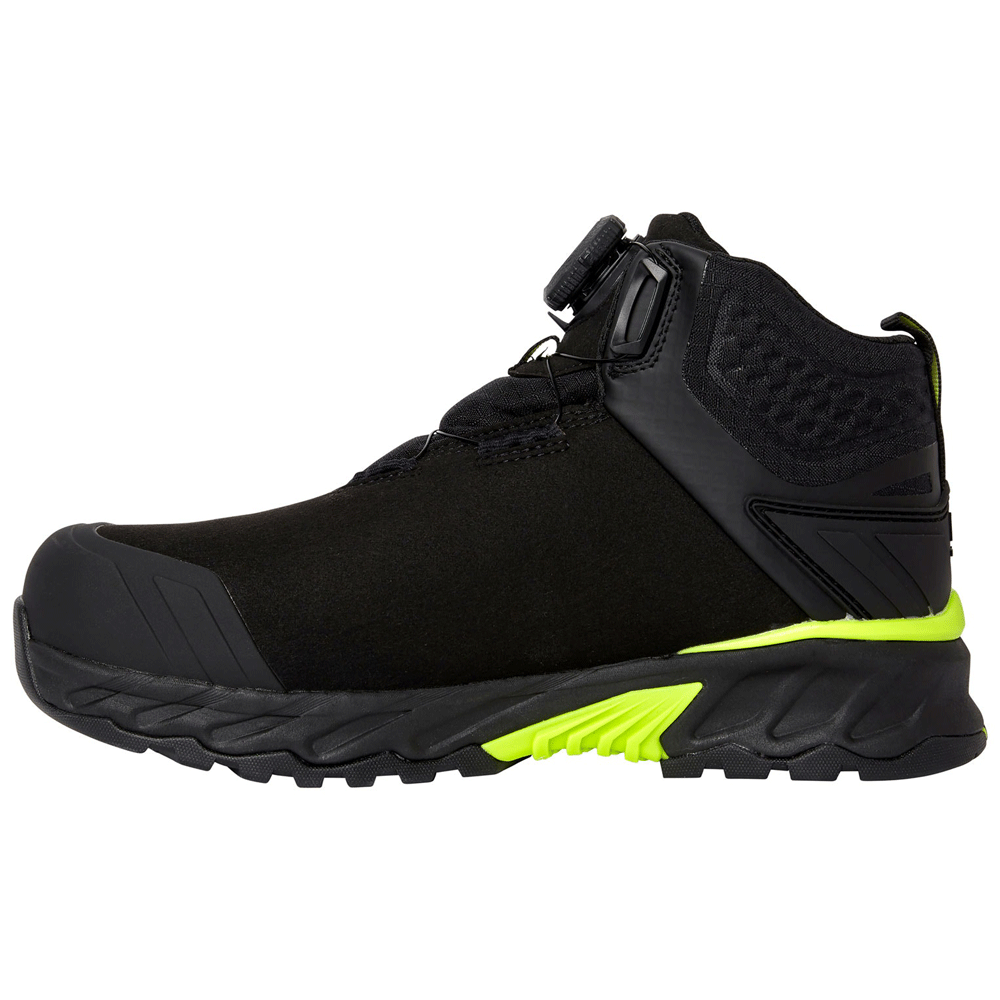 Helly Hansen 78341 Magni Evo Mid BOA Safety Boots Black/Dark Lime