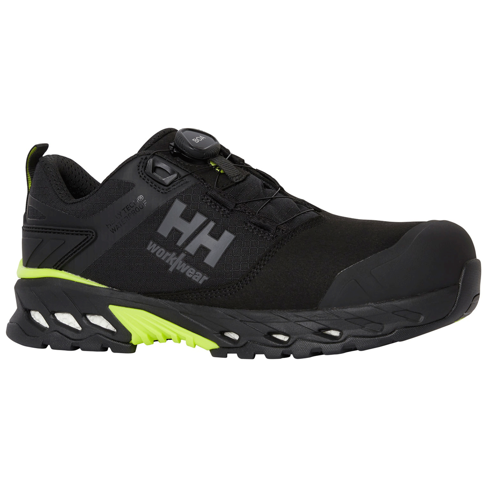 Helly Hansen 78340 Magni Evo Low BOA S7L Safety Trainers Black/Dark Lime