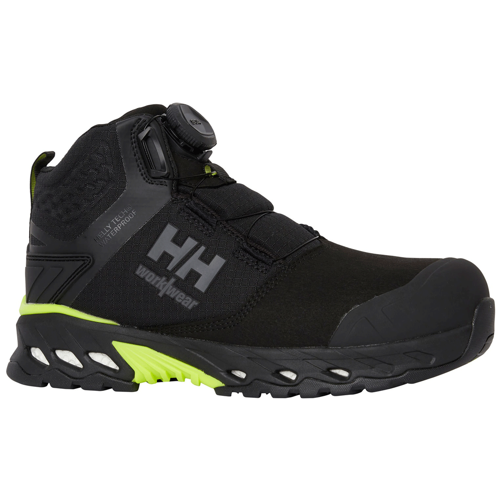 Helly Hansen 78341 Magni Evo Mid BOA Safety Boots Black/Dark Lime