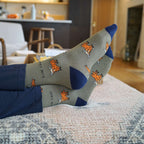 Bare Kind Green Cow Bundle of 2 Bamboo Sock Set