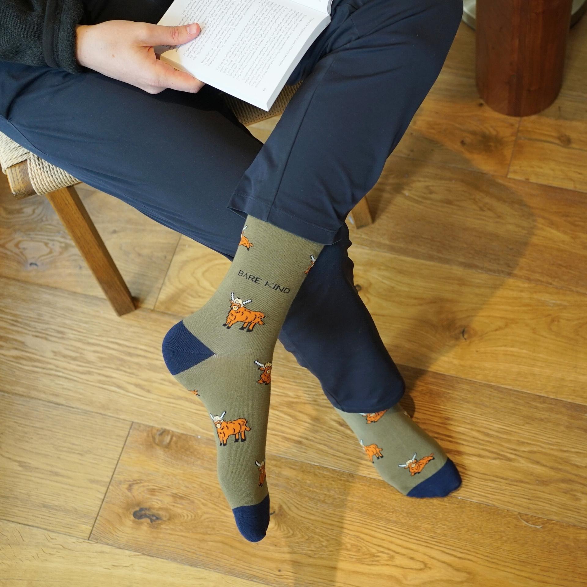 Bare Kind Farm Animals Bundle of 3 Bamboo Sock Set