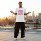 Hispanic man wearing streetwear style clothing