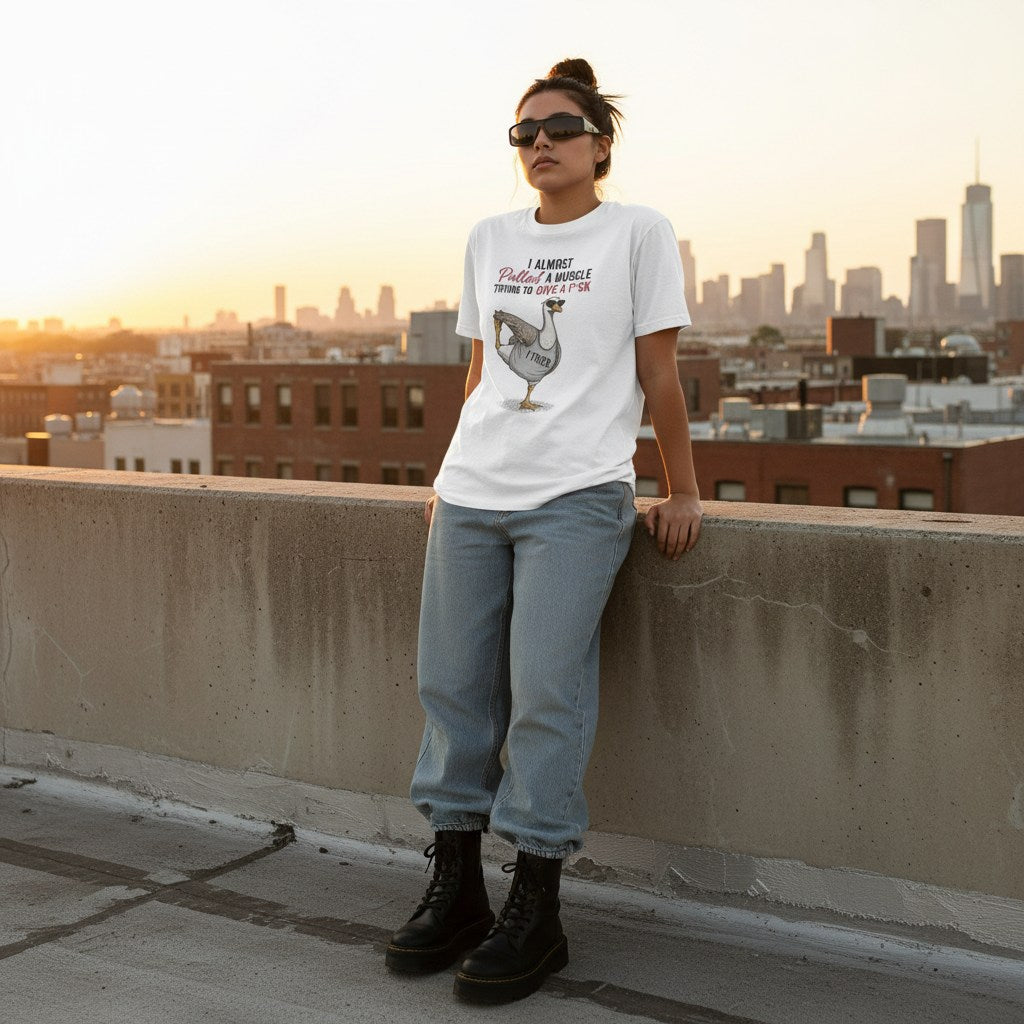 Hispanic woman wearing streetwear apparel