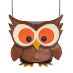 Zatchels Hoot Owl Handmade Leather Bag front view