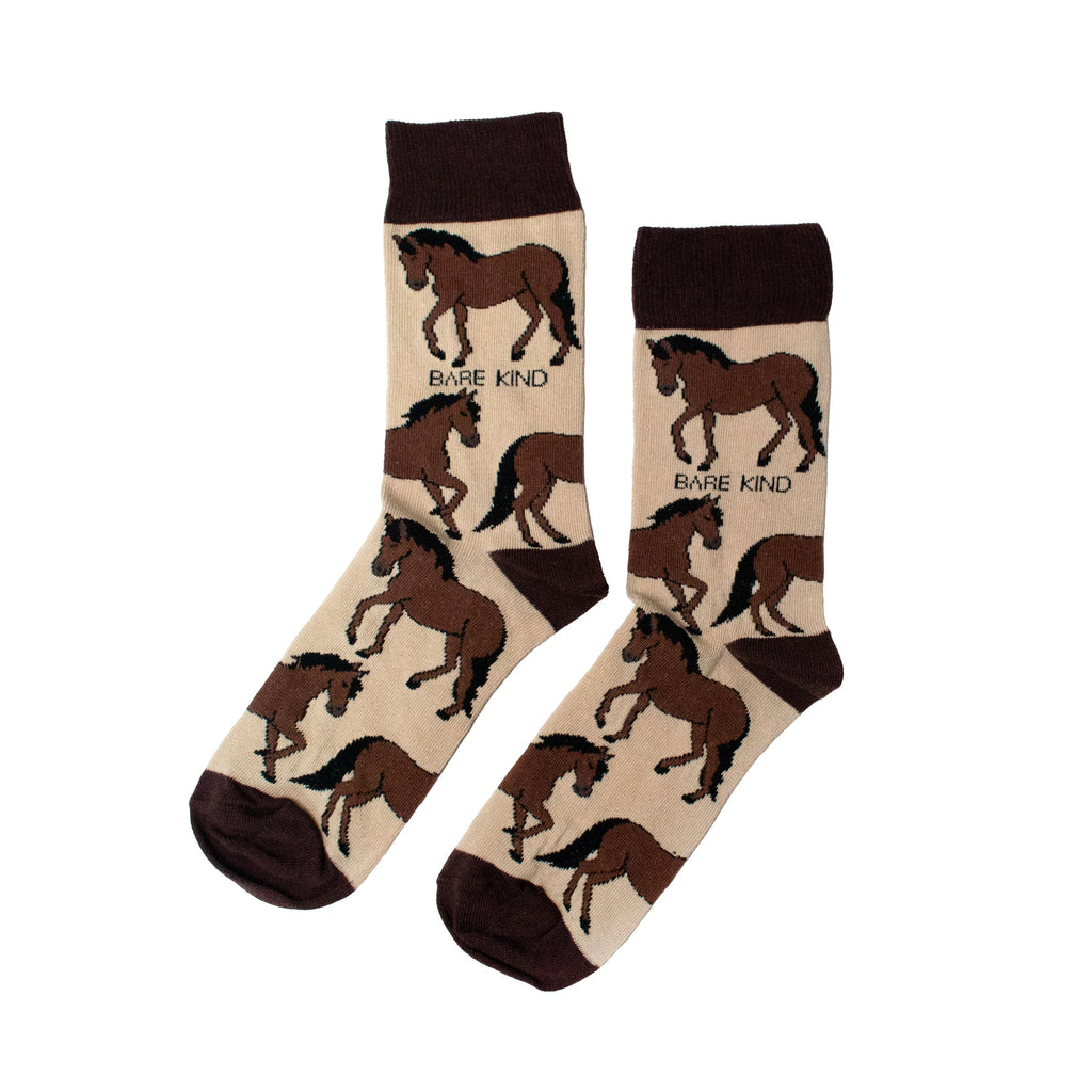 Bare Kind Save the Horses Bamboo Socks