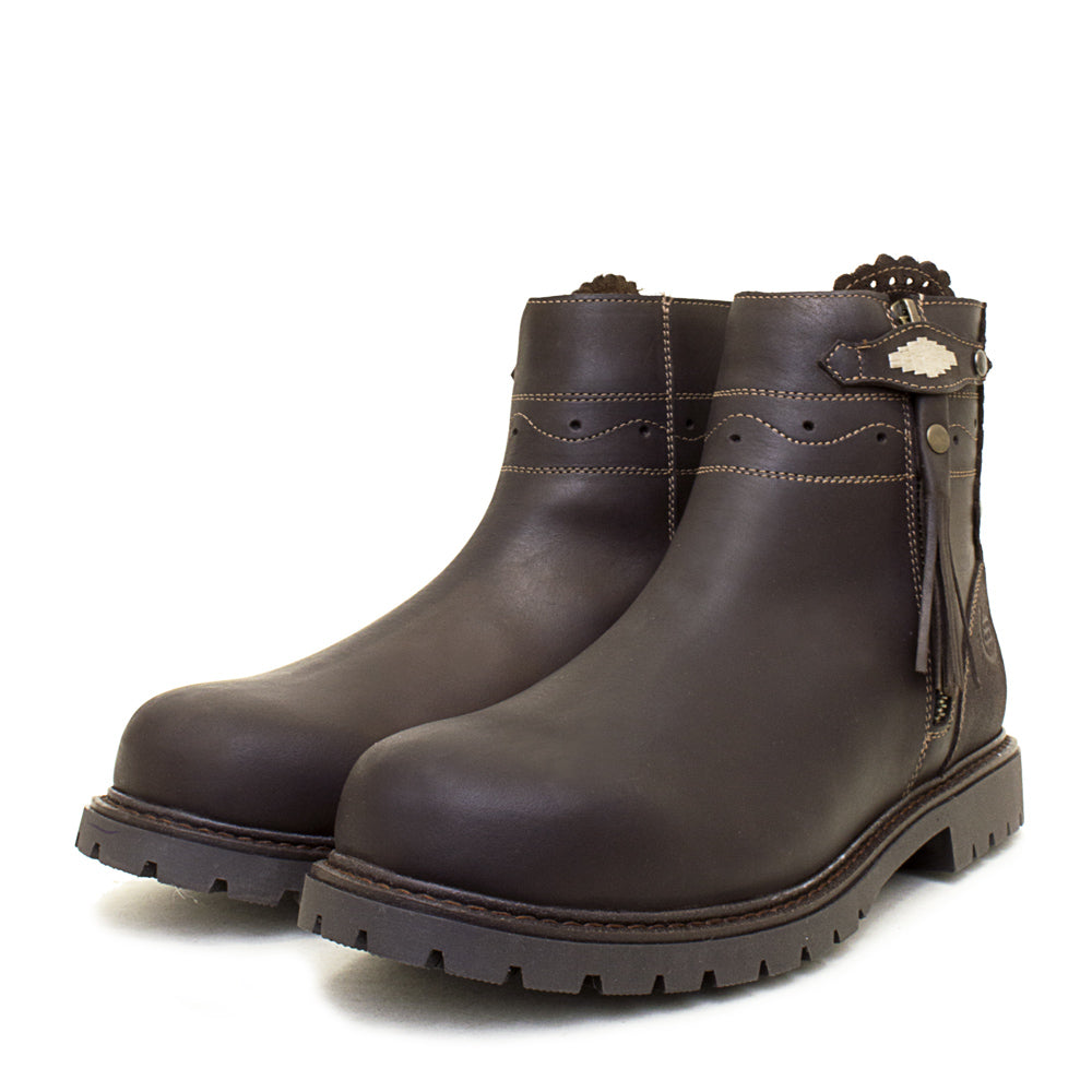 Bareback Footwear Hudson Ankle Boots Chocolate
