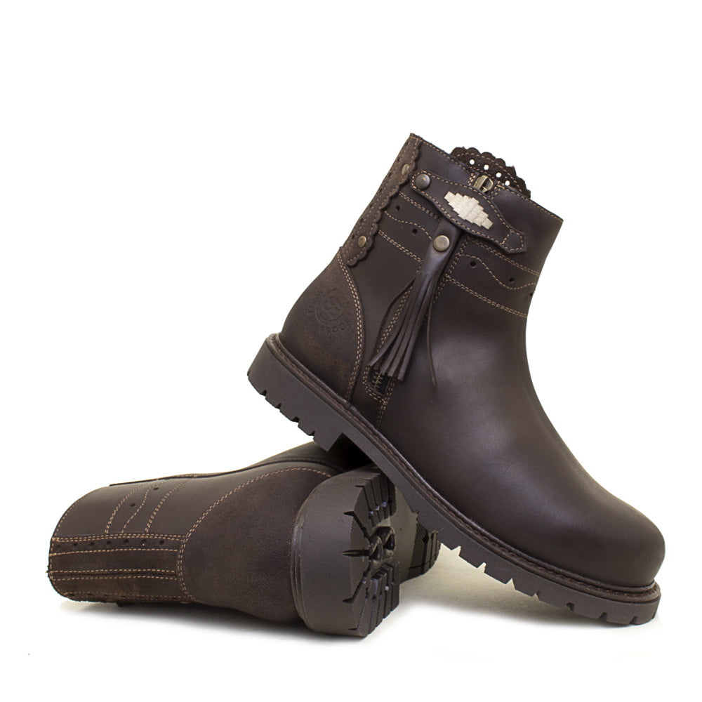 Bareback Footwear Hudson Ankle Boots Chocolate