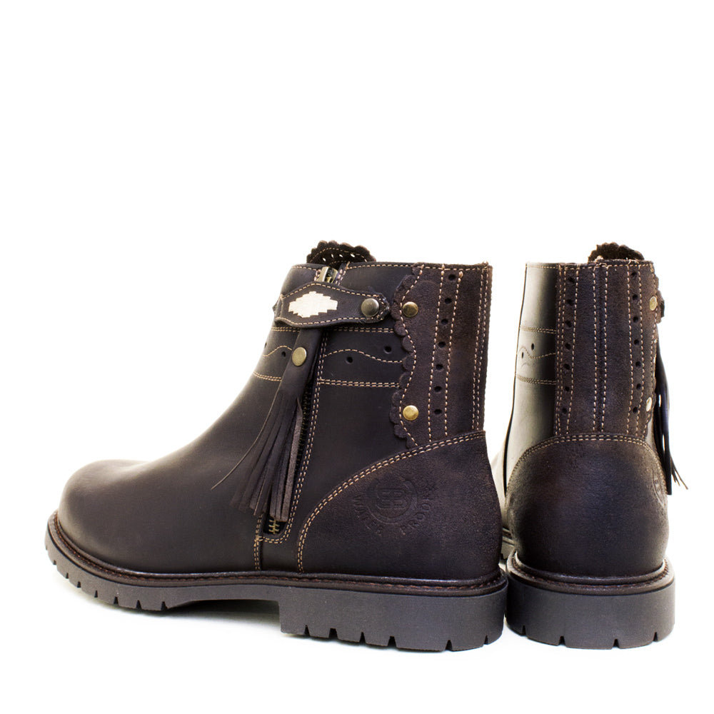 Bareback Footwear Hudson Ankle Boots Chocolate