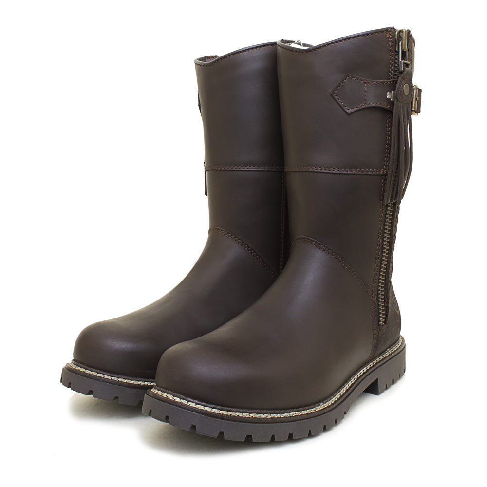Bareback Footwear Hudson Mid Boots Chocolate